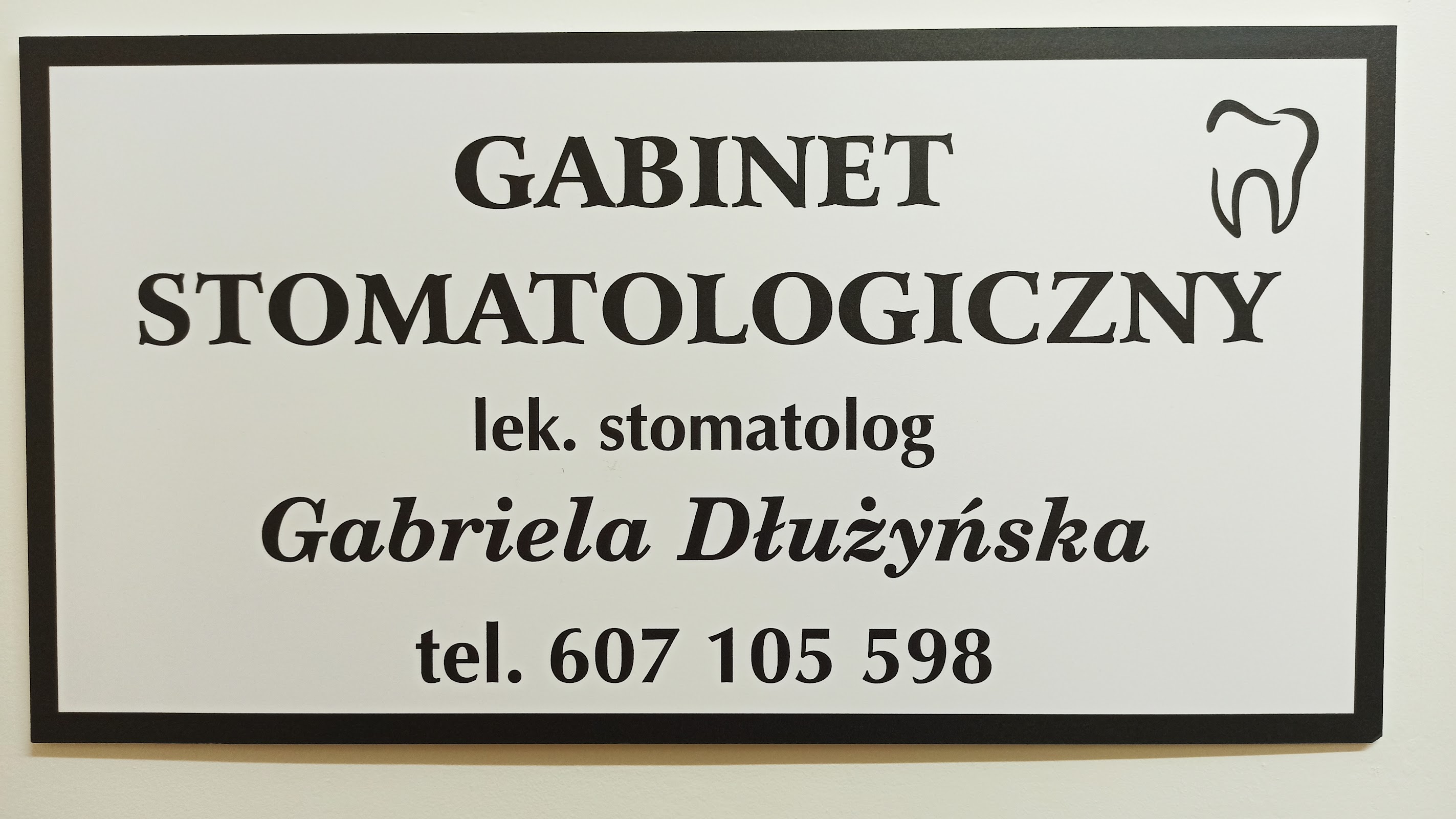 Gabinet stomatologiczny - strefa zabiegowa